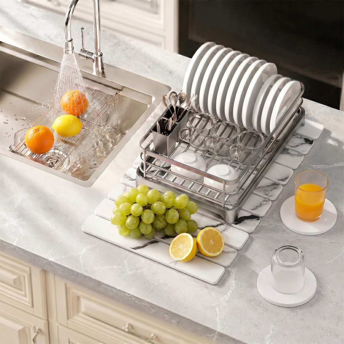 Foldable Stone Dish Drying Mat