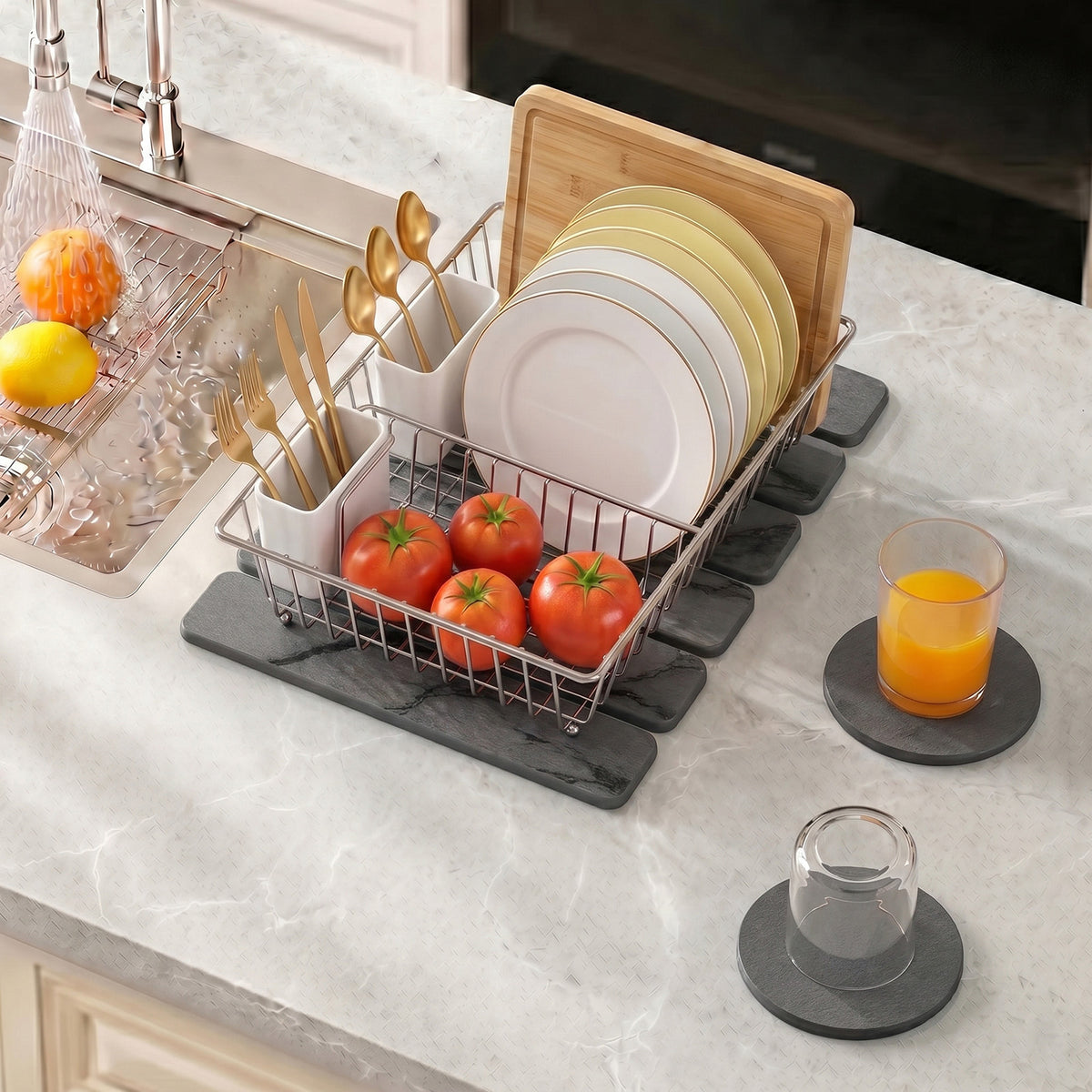 Foldable Stone Dish Drying Mat