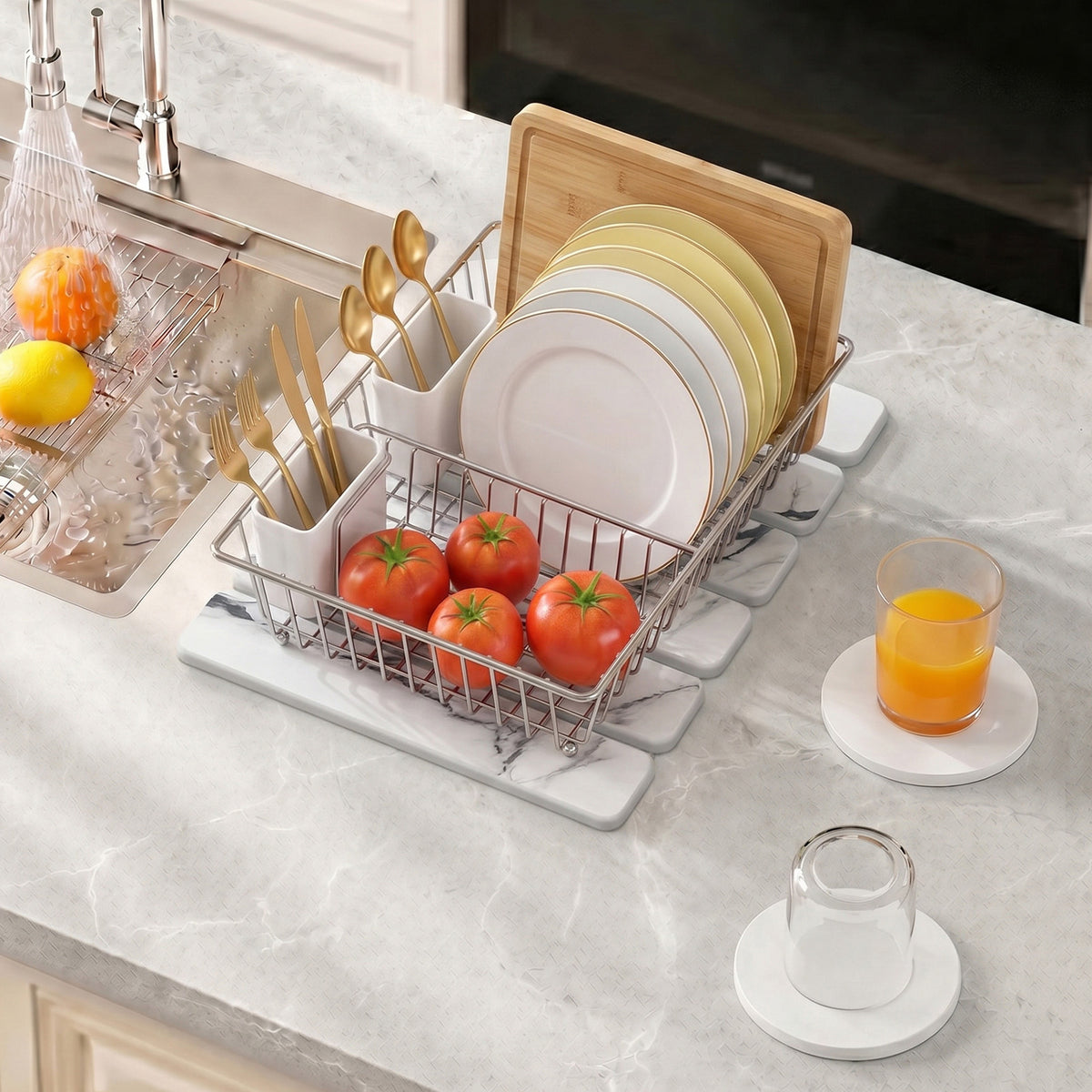Foldable Stone Dish Drying Mat
