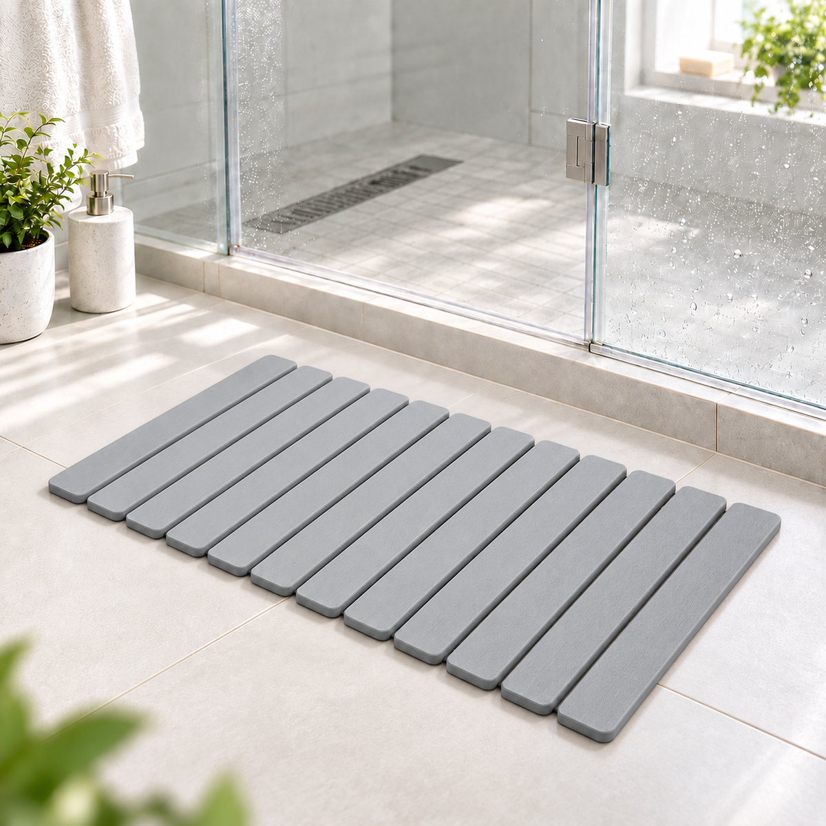 Foldable Stone Bath Mat