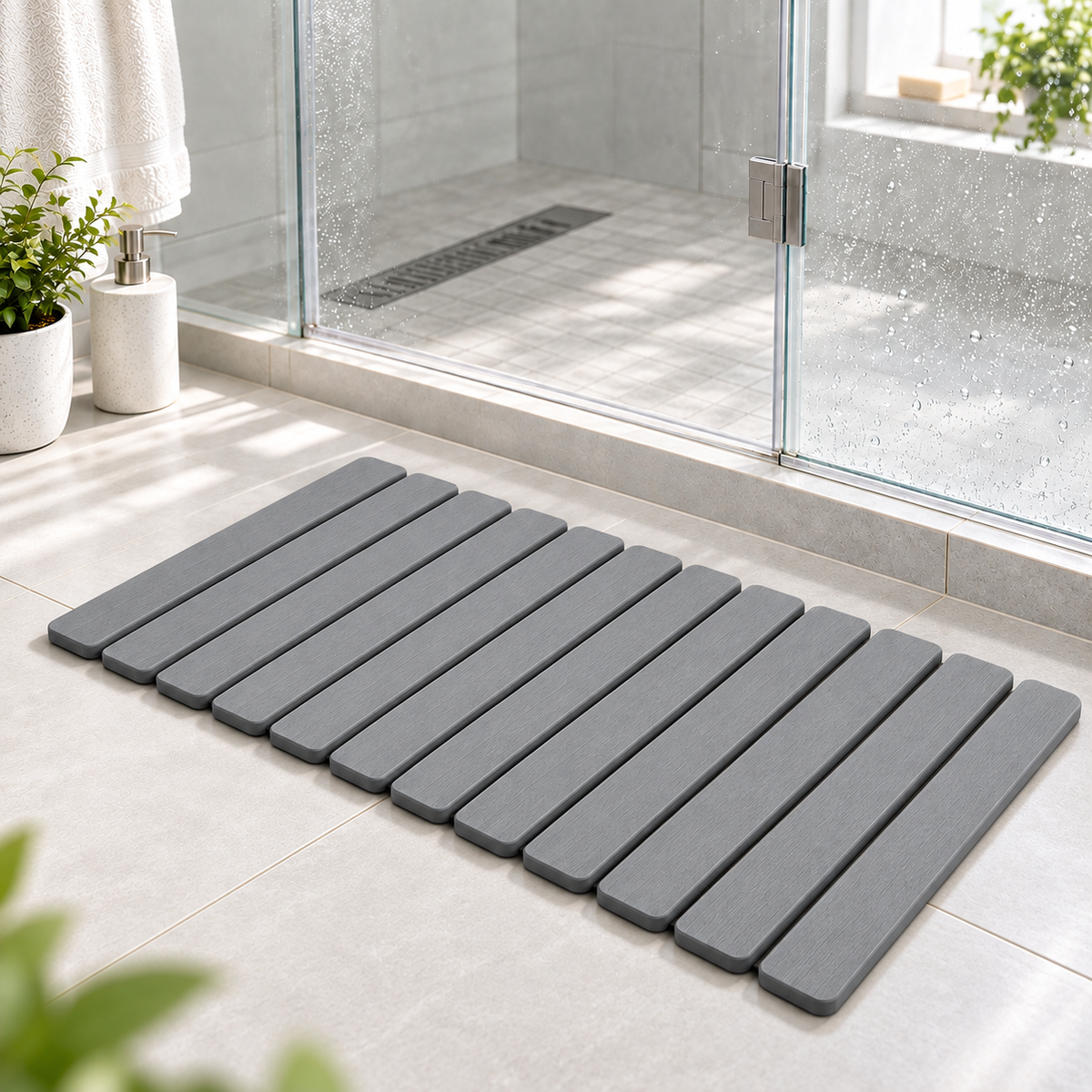 Foldable Stone Bath Mat