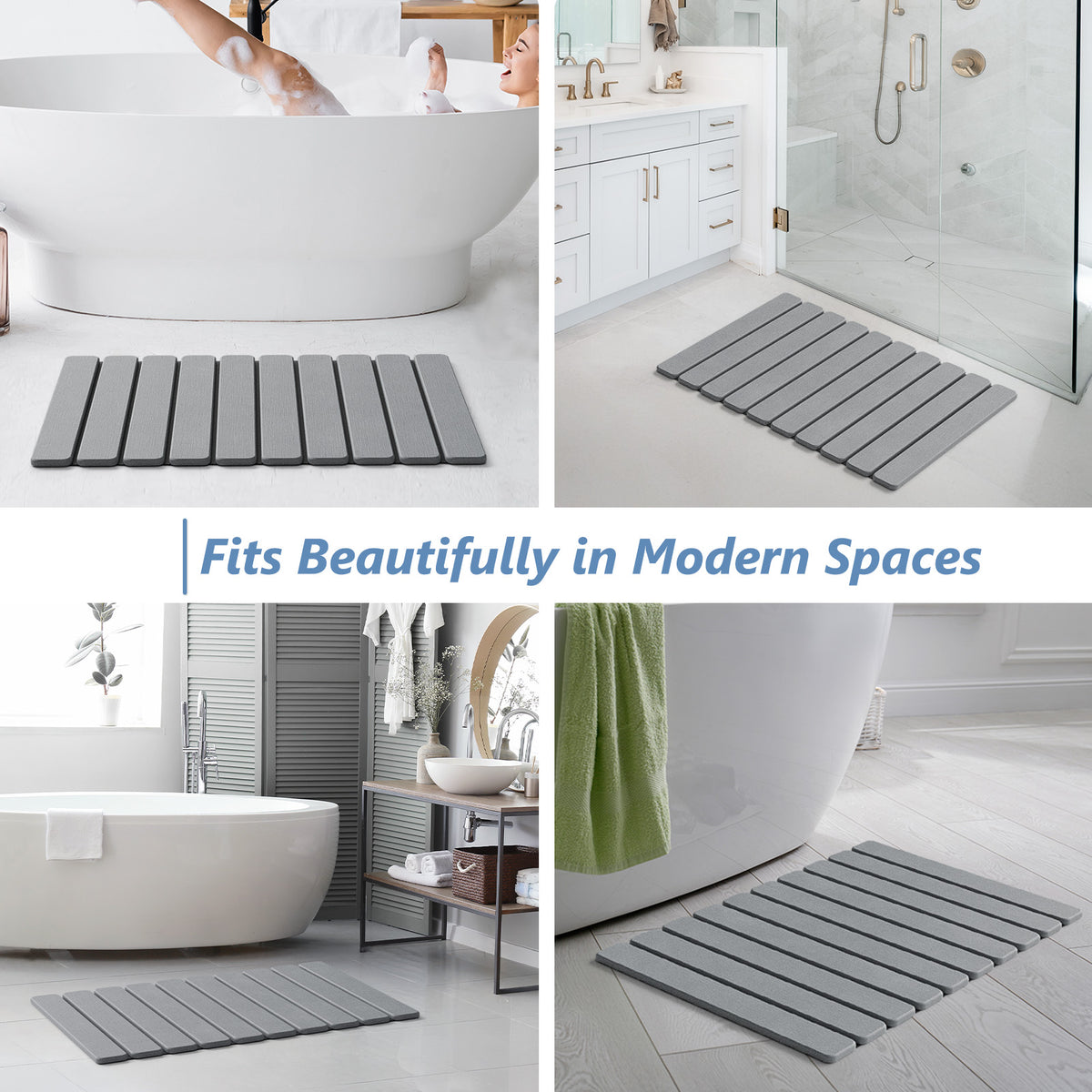 Foldable Stone Bath Mat