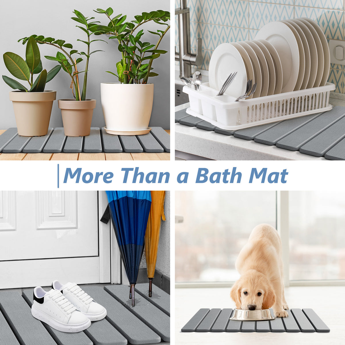 Foldable Stone Bath Mat